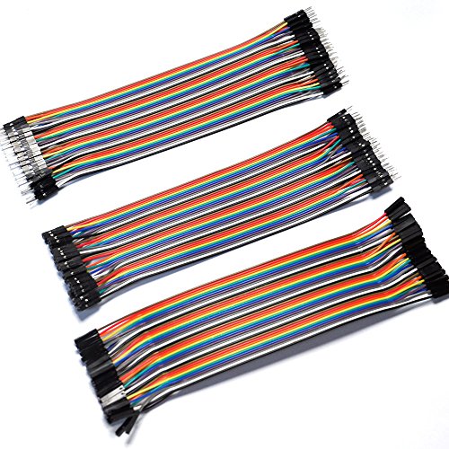 

Gikfun 3 x 40P 20cm Dupont Wire Jumper Cable 2.54 1P-1P Male-Male/Female-Female/Female-Male EK8403