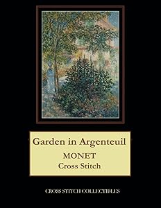 Garden in Argenteuil: Monet Cross Stitch Pattern