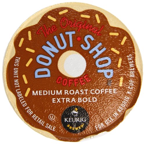 Coffee People Donut Shop K-Cups for Keurig Brewers, Medium Roast, Extra bold, 80 Count