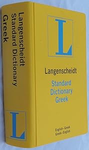 Langenscheidt's Standard Dictionary Greek (Langenscheidt Standard Dictionaries)