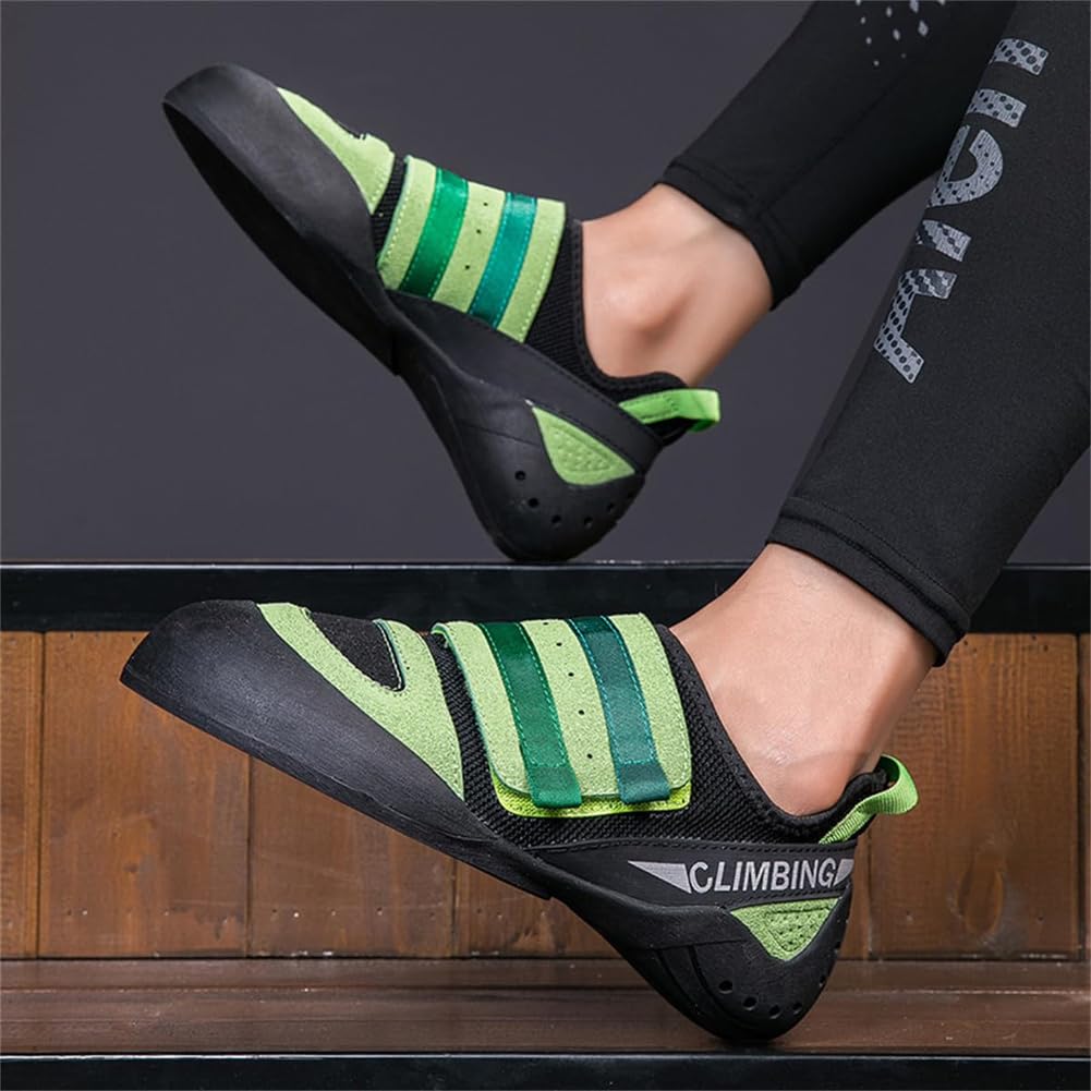 Rock Climbing Shoes For Women, Non-Slip Indoor Training Footwear Lightweight Breathable Biking Beginners Bouldering Sneakers_vogvips.com