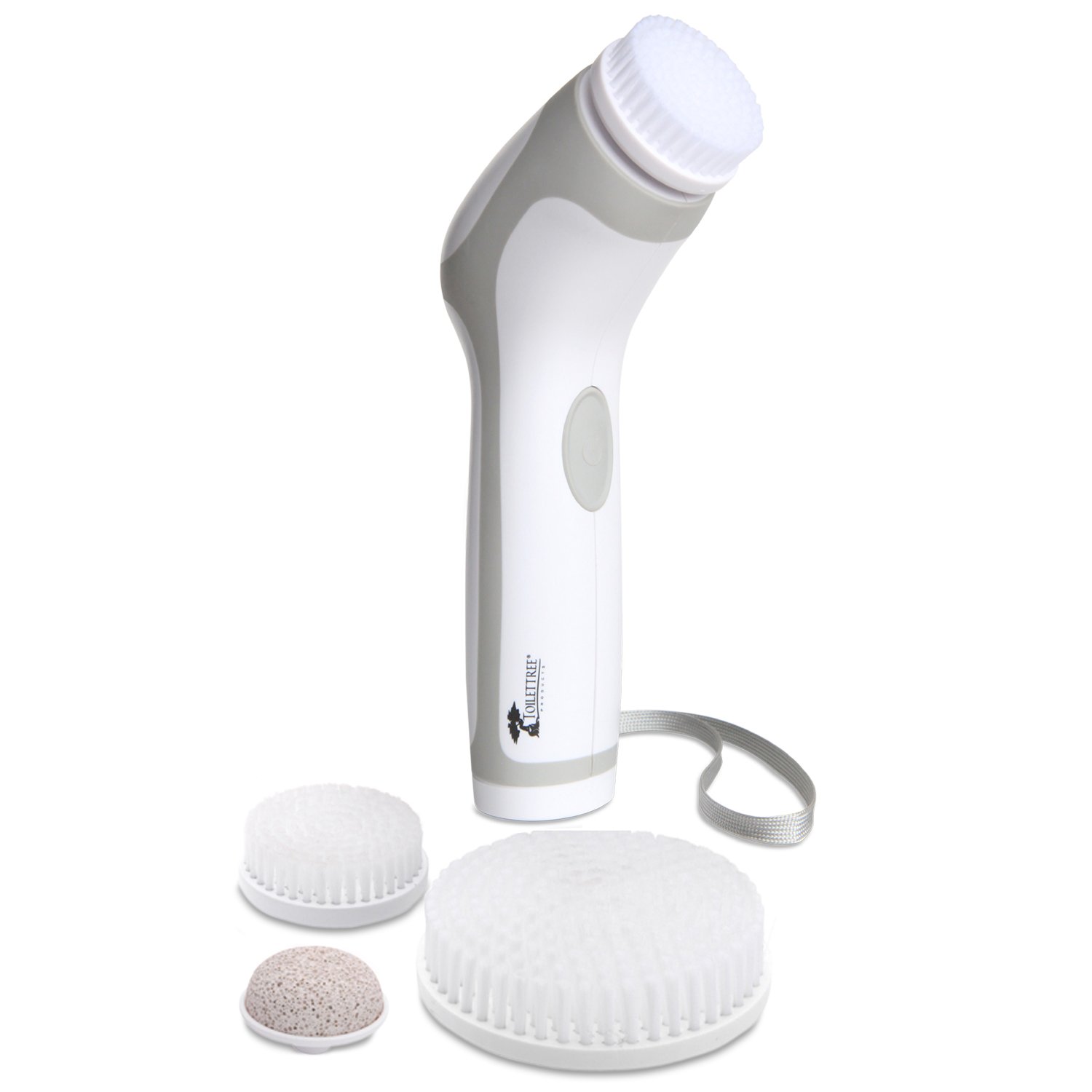 

Water-Resistant Professional Skin Care Face and Body Brush System by ToiletTree Products