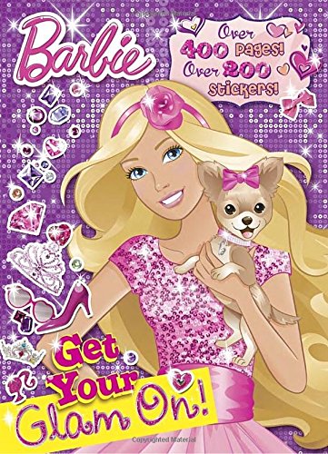 Get Your Glam On! (Barbie) (Super Jumbo Coloring Book)