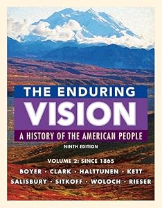 Bundle: The Enduring Vision, Volume II: Since 1865, 9th + MindTap History, 1 term (6 months) Printed Access Card by Paul S. Boyer
