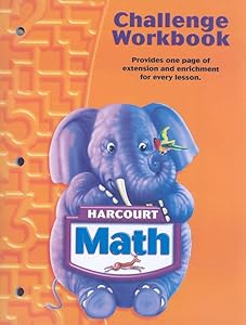 Harcourt Math: Challenge Workbook Grade K