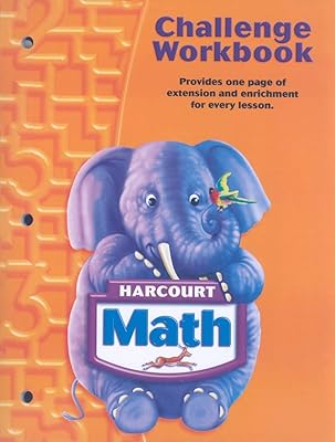 Harcourt Math: Challenge Workbook Grade K