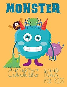 MONSTER COLORING BOOK FOR KIDS: A Fun Coloring Activity Book