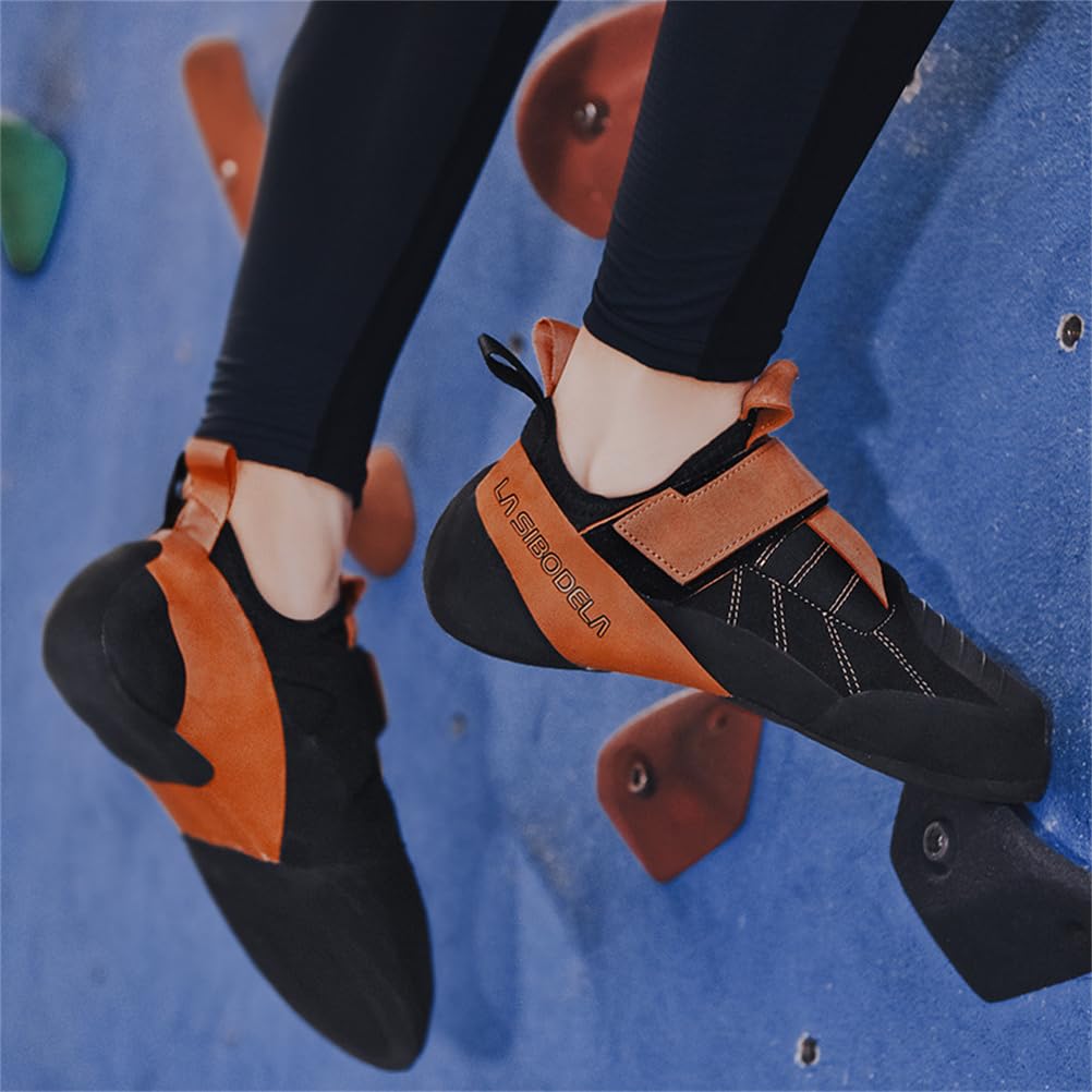 Mens Womens Bouldering Shoes Casual Beginner Youth Rock Climbing Shoes Lightweight Mesh Gym Wall Climbing Sneakers_vogvips.com