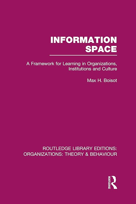 Information Space (RLE: Organizations) by Max Boisot