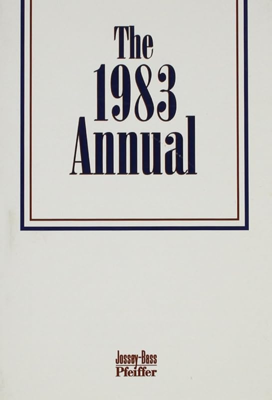 The Annual, 1983 (Pfeiffer Annual) by Jossey-Bass Pfeiffer