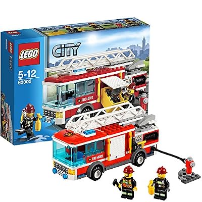 Lego City - 60002 - Jeu de Construction - Le Camion de Pompier