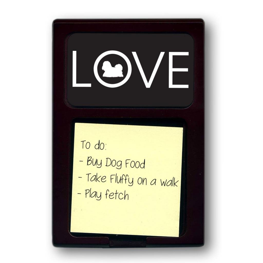 

Mahogany Love Shih Tzu Sticky Note Holder