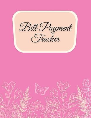 9 Year Bill Payment Tracker: Large Size Monthly Organizer