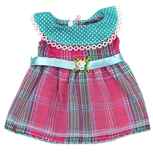 AOFUL Baby Doll Clothes Pretty Dress Fits 16