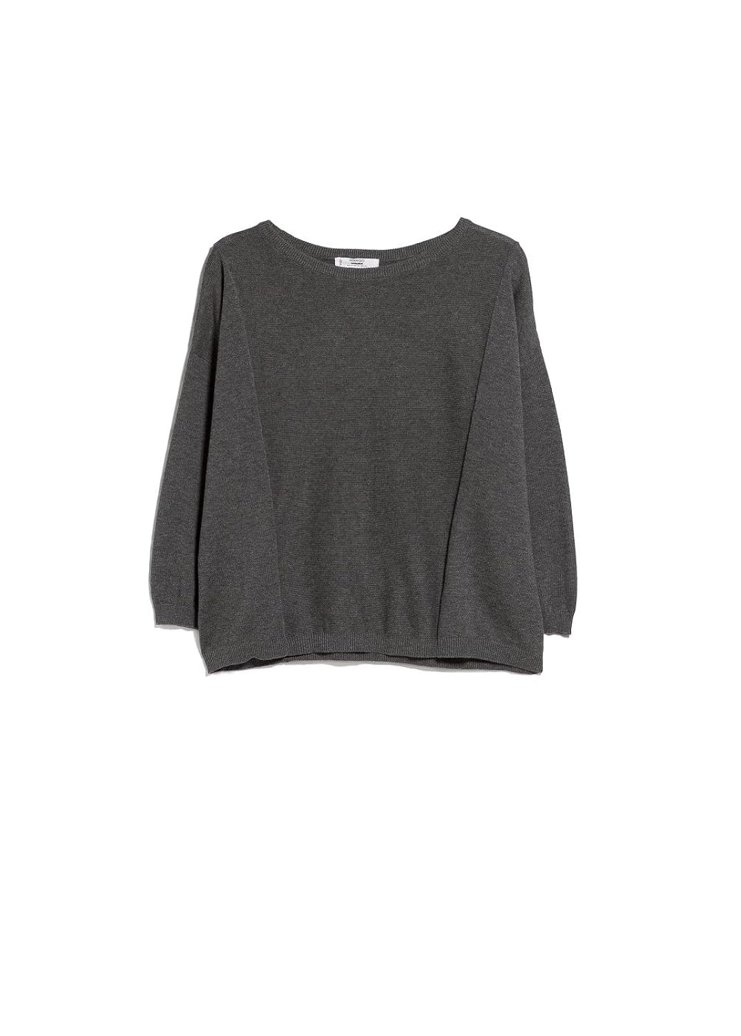 

Mango Women's Striped Panel Sweater