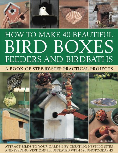 How to Make 40 Beautiful Bird Boxes, Feeders and Birdbaths: Attract Birds to Your Garden by Creating Nesting Sites and Feeding Stations by Jen Green