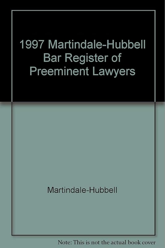 1997 Martindale-Hubbell Bar Register of Preeminent Lawyers by Martindale-Hubbell
