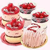 春限定！苺スイーツ 北海道発『春いろ苺の3種ケーキ』５個入 北海道スイーツ