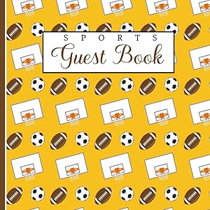 Sports Theme Guest Book: For Baby Shower & other Events. by Stella Jellvolt