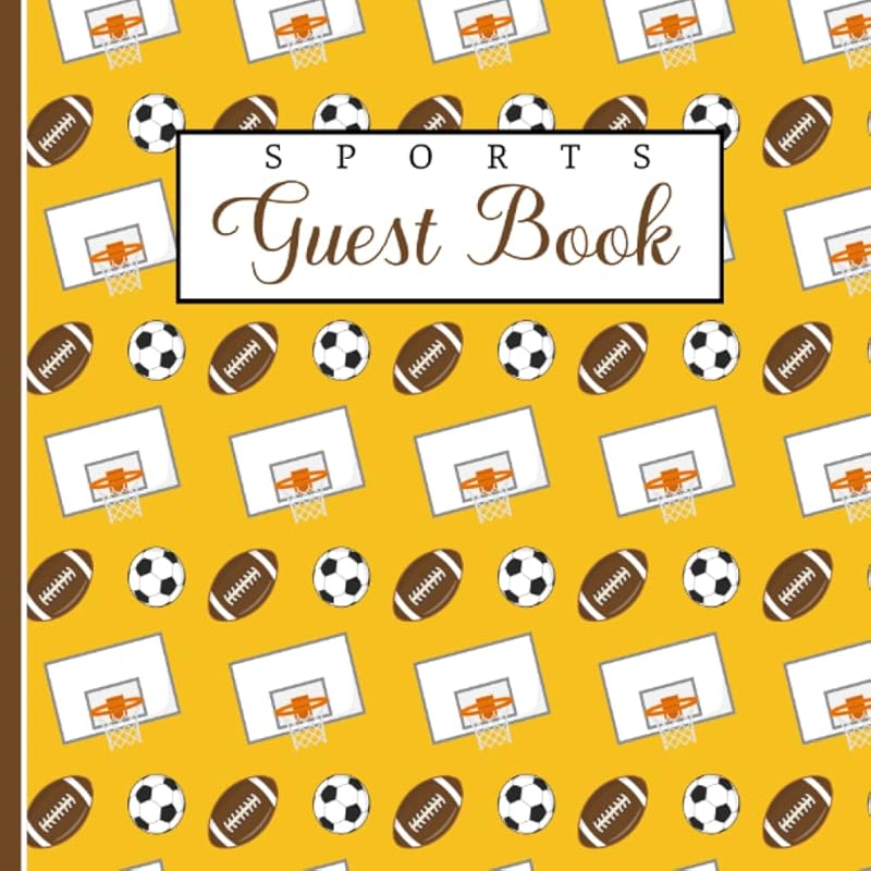Sports Theme Guest Book: For Baby Shower & other Events. by Stella Jellvolt