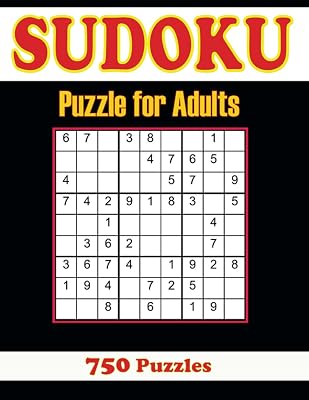 Sudoku Puzzle Book for Adults: Sudoku Medium to Expert Book for Adults