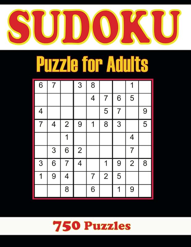Sudoku Puzzle Book for Adults: Sudoku Medium to Expert Book for Adults by Jo Jordan