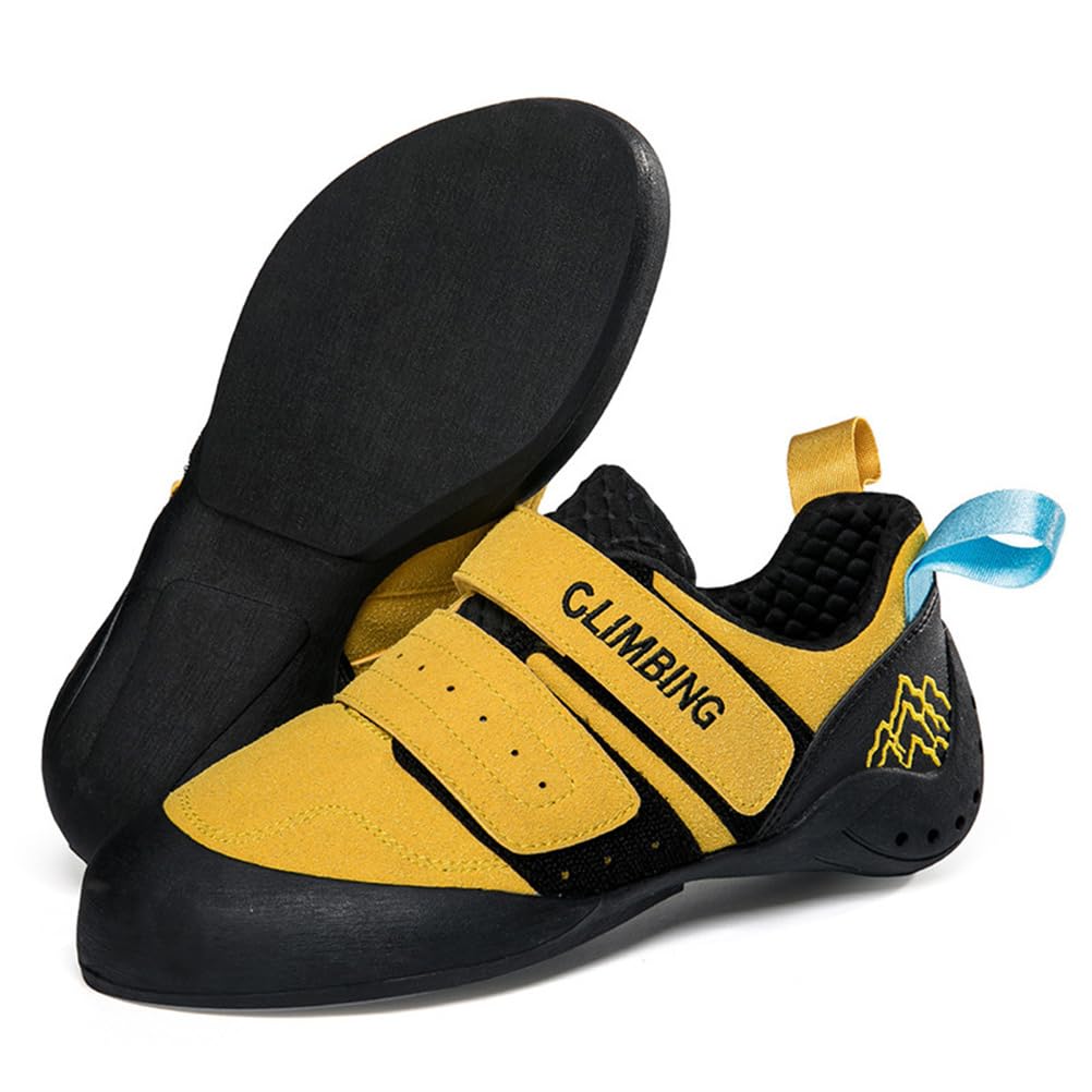 Mens Womens Youth Rock Climbing Shoes Slip On Bouldering Gym Sports Trainers Lightweight Professional Beginners Climbing Sneakers_vogvips.com