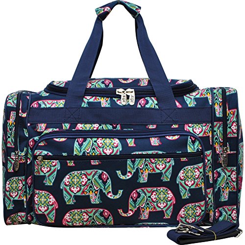 Floral Elephant Print Carry on Shoulder 20