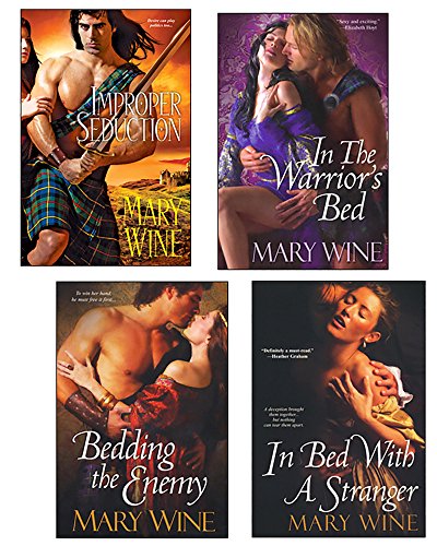 Improper Seduction Bundle with In the Warrior's Bed, Bedding the Enemy, &amp; In Bed by Mary Wine
