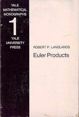 Euler products, (James K. Whittemore lectures in mathematics given at Yale University)