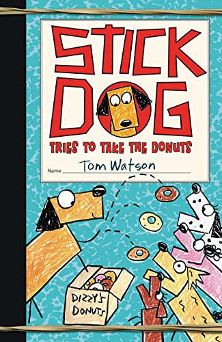 Stick dog tries to take the donuts. by Tom Watson
