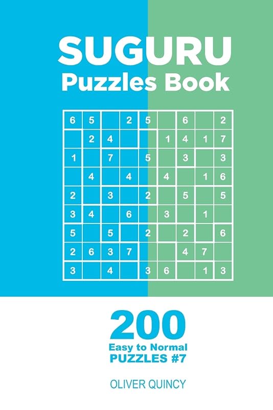 Suguru - 200 Easy to Normal Puzzles 9x9 (Volume 7) by Oliver Quincy