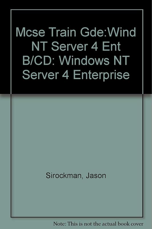 Microtech USA McSe Training Guide: Windows Nt Server 4 Enterprise by Jason Sirockman
