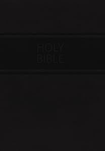 NKJV, Reference Bible, Compact, Large Print, Leathersoft, Black, Red Letter Edition