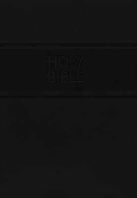 NKJV, Reference Bible, Compact, Large Print, Leathersoft, Black, Red Letter Edition