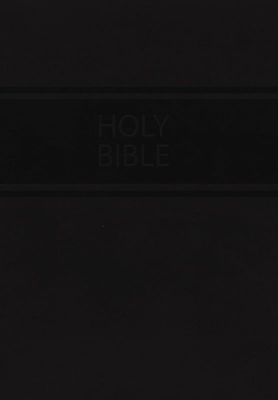 NKJV, Reference Bible, Compact, Large Print, Leathersoft, Black, Red Letter Edition by Thomas Nelson