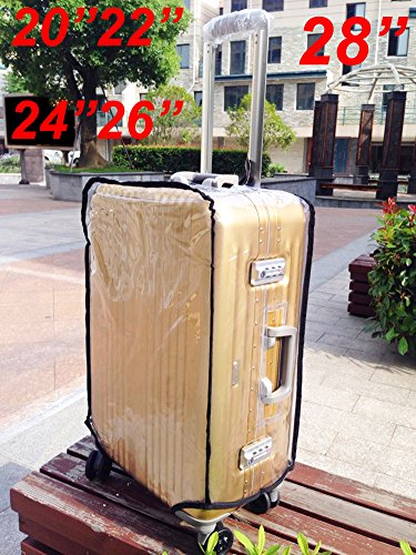 BlueCosto® PVC Clear Travel Luggage Protector Suitcase Covers 20