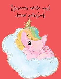 Unicorn Write and Draw Notebook