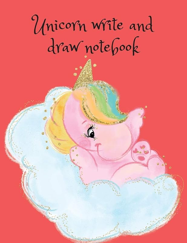 Unicorn Write and Draw Notebook by Cristie Publishing