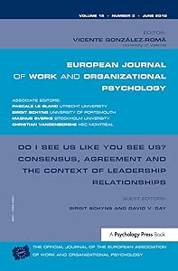 Do I See Us Like You See Us? Consensus, Agreement, and the Context of Leadership Relationships: A Special Issue of the European Journal of Work and ... of Work and Organizational Psychology) by Birgit Schyns