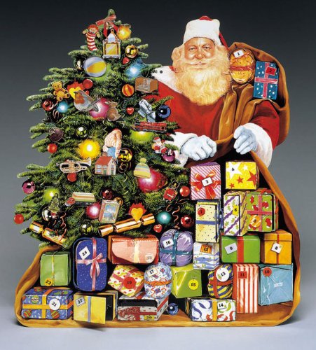 Father Christmas Advent Calendar by Ron Van Der Meer
