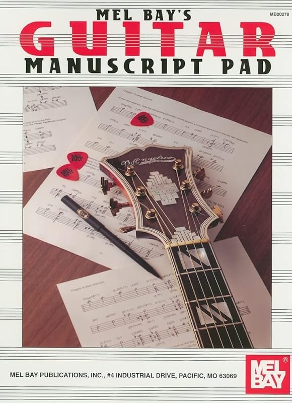 Mel Bay Guitar Manuscript Pad by Mel Bay Publications Inc