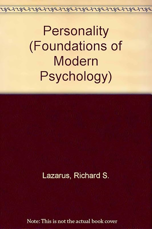 Personality (Prentice-Hall foundations of modern psychology series) by Richard S Lazarus