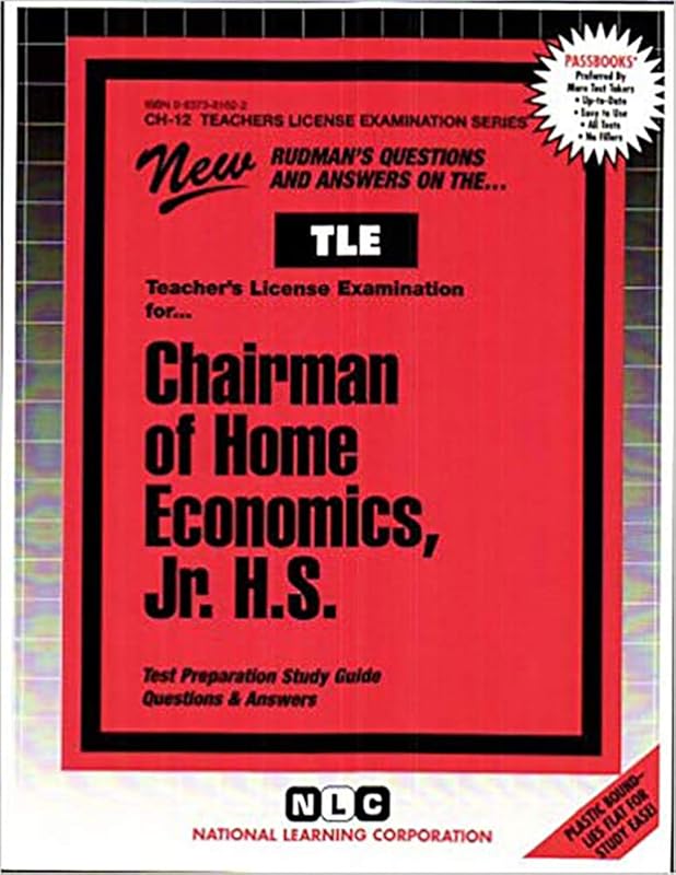 Home Economics, Jr. H.S.: Passbooks Study Guide (Teachers License Examination Series) by National Learning Corporation