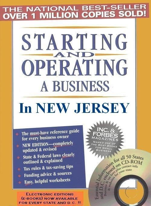 Starting and Operating a Business in New Jersey by Michael D. Jenkins