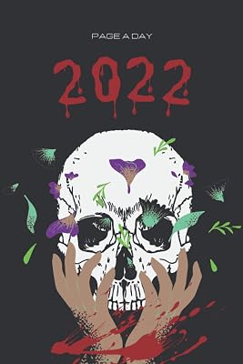 2022 SKULL DIARY: 365 days diary -Saturday & Sunday full pages -2022 Yearly planner –RULED, Sarcaskull INTROVERT TO THE BONE