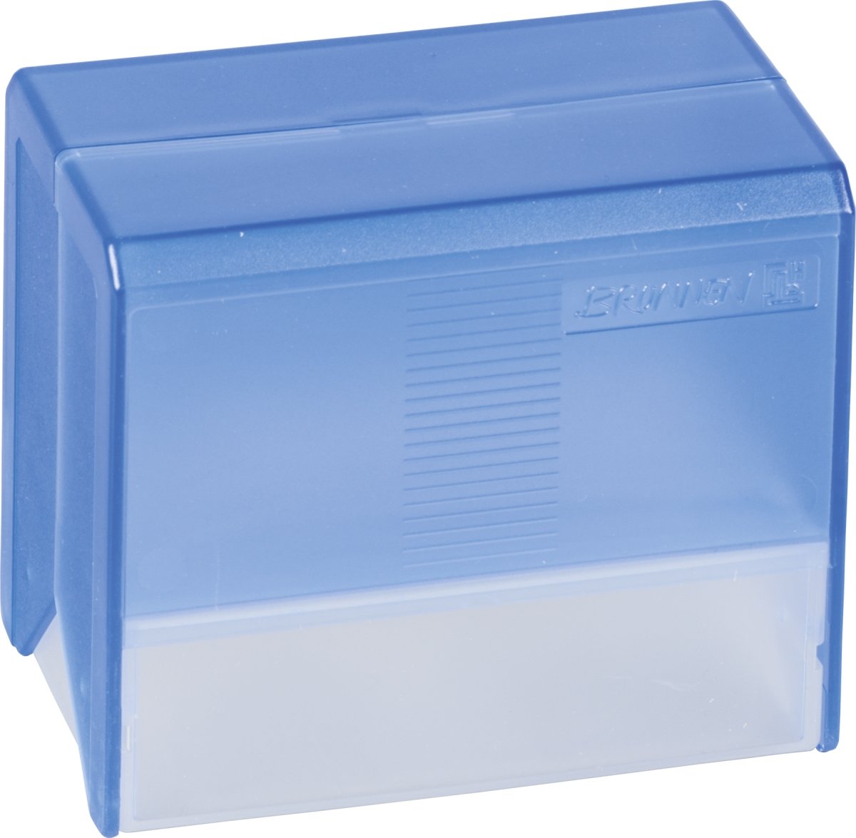 

Brunnen Styrolux Index Card Box with approx. 250 Cards A7 Medium Blue
