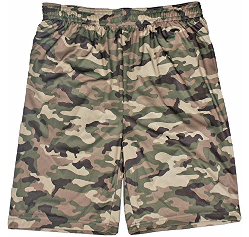Badger adult Camo Sublimated Print Shorts - 4188