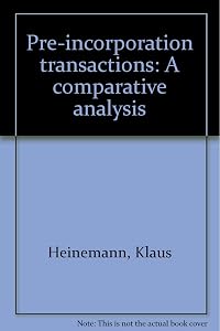 Pre-incorporation transactions: A comparative analysis