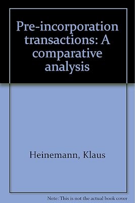 Pre-incorporation transactions: A comparative analysis